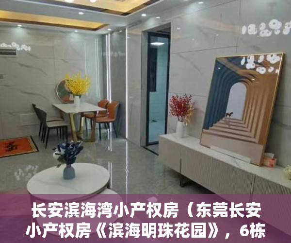 长安滨海湾小产权房（东莞长安小产权房《滨海明珠花园》，6栋大型社区，天燃气入户，无条件分期10年）