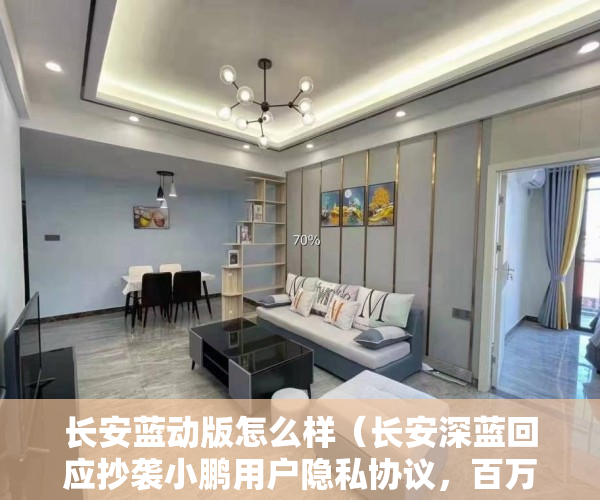 长安蓝动版怎么样（长安深蓝回应抄袭小鹏用户隐私协议，百万粉丝博主在闲鱼售卖文物）