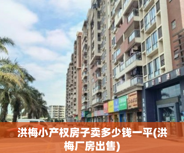 洪梅小产权房子卖多少钱一平(洪梅厂房出售)