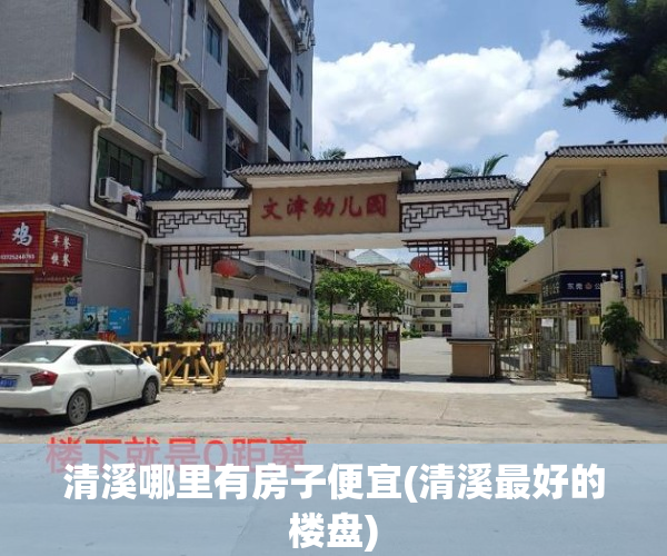清溪哪里有房子便宜(清溪最好的楼盘)