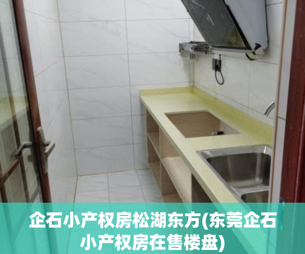 企石小产权房松湖东方(东莞企石小产权房在售楼盘)