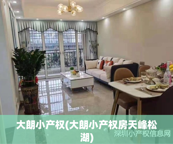 大朗小产权(大朗小产权房天峰松湖)