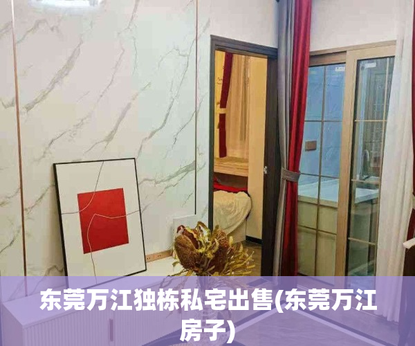 东莞万江独栋私宅出售(东莞万江房子)