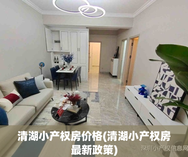 清湖小产权房价格(清湖小产权房最新政策)