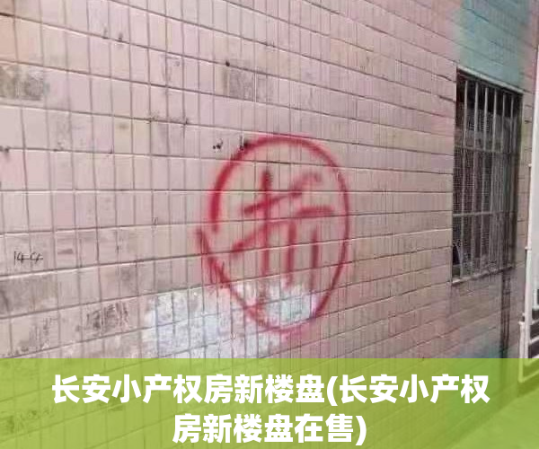 长安小产权房新楼盘(长安小产权房新楼盘在售)