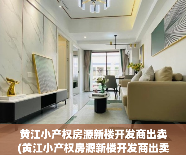 黄江小产权房源新楼开发商出卖(黄江小产权房源新楼开发商出卖了吗)