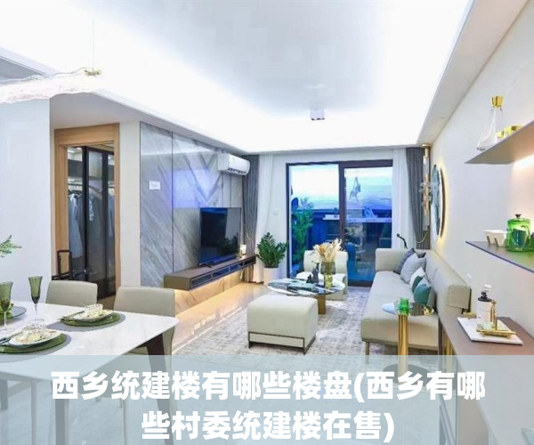 西乡统建楼有哪些楼盘(西乡有哪些村委统建楼在售)