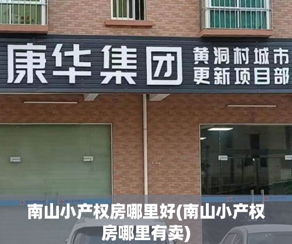 南山小产权房哪里好(南山小产权房哪里有卖)