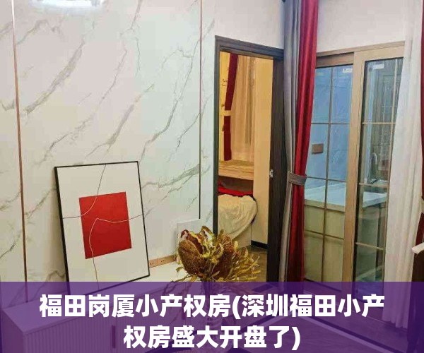 福田岗厦小产权房(深圳福田小产权房盛大开盘了)