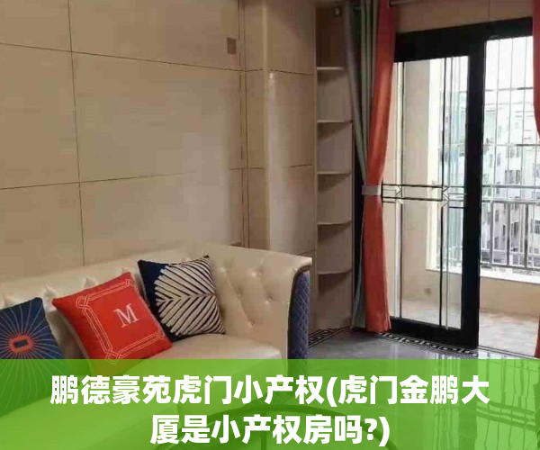 鹏德豪苑虎门小产权(虎门金鹏大厦是小产权房吗?)