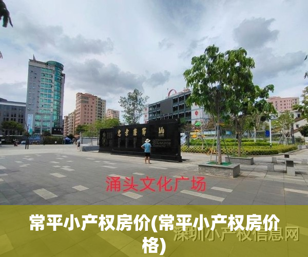 常平小产权房价(常平小产权房价格)