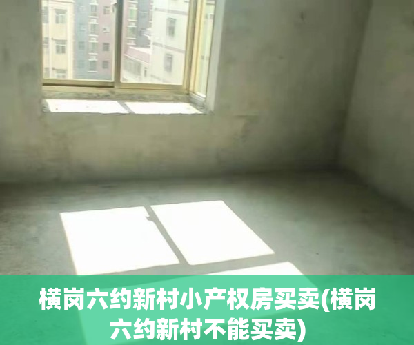 横岗六约新村小产权房买卖(横岗六约新村不能买卖)