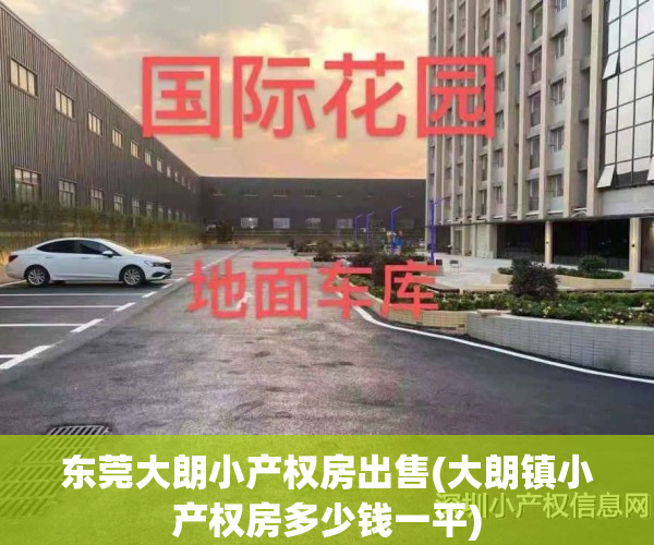 东莞大朗小产权房出售(大朗镇小产权房多少钱一平)