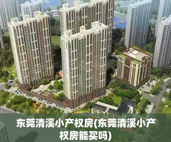 东莞清溪小产权房(东莞清溪小产权房能买吗)