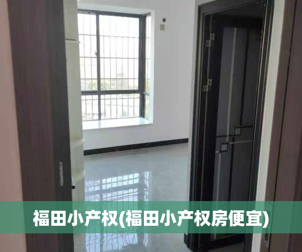福田小产权(福田小产权房便宜)