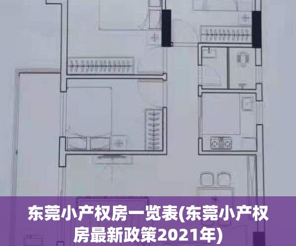 东莞小产权房一览表(东莞小产权房最新政策2021年)