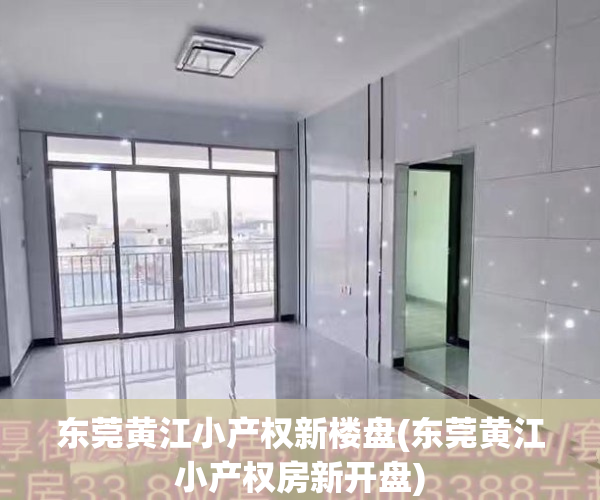 东莞黄江小产权新楼盘(东莞黄江小产权房新开盘)
