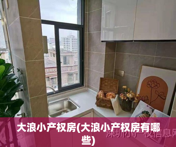 大浪小产权房(大浪小产权房有哪些)