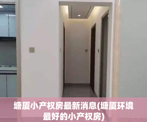 塘厦小产权房最新消息(塘厦环境最好的小产权房)