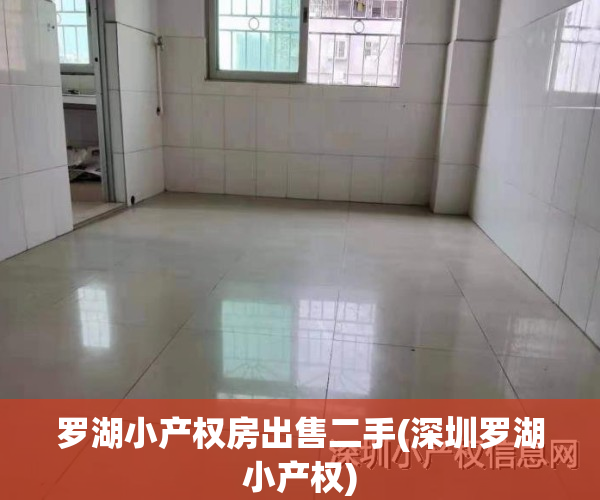 罗湖小产权房出售二手(深圳罗湖小产权)