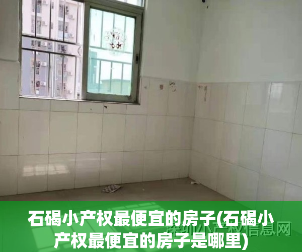 石碣小产权最便宜的房子(石碣小产权最便宜的房子是哪里)