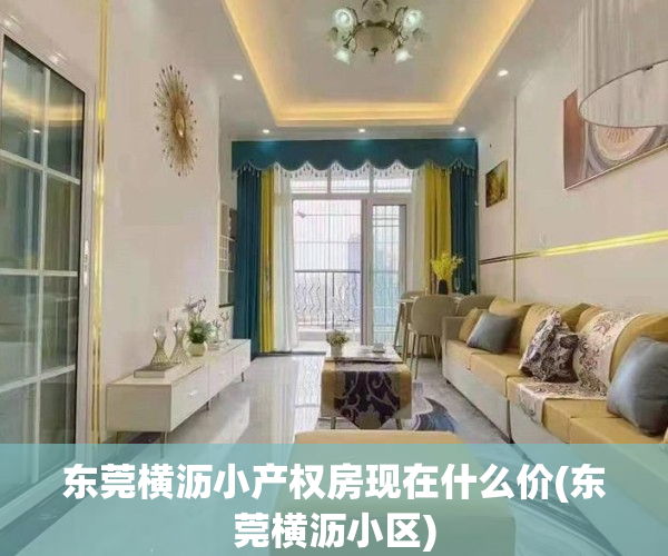 东莞横沥小产权房现在什么价(东莞横沥小区)