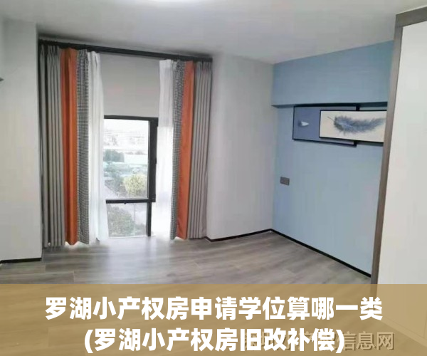 罗湖小产权房申请学位算哪一类(罗湖小产权房旧改补偿)