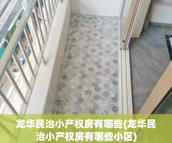 龙华民治小产权房有哪些(龙华民治小产权房有哪些小区)