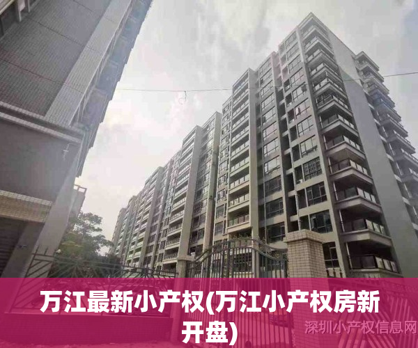 万江最新小产权(万江小产权房新开盘)