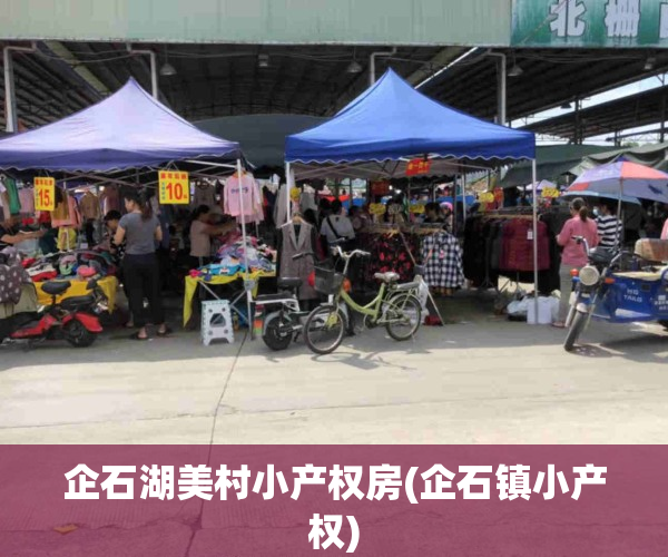 企石湖美村小产权房(企石镇小产权)