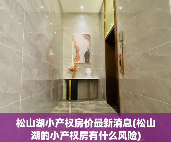 松山湖小产权房价最新消息(松山湖的小产权房有什么风险)
