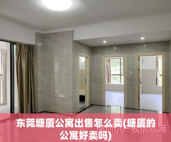 东莞塘厦公寓出售怎么卖(塘厦的公寓好卖吗)