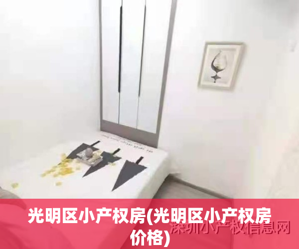 光明区小产权房(光明区小产权房价格)