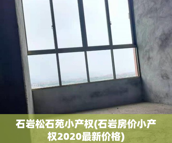石岩松石苑小产权(石岩房价小产权2020最新价格)