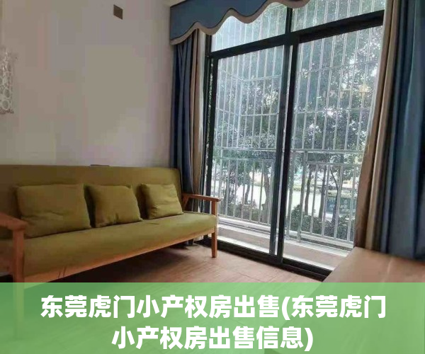 东莞虎门小产权房出售(东莞虎门小产权房出售信息)