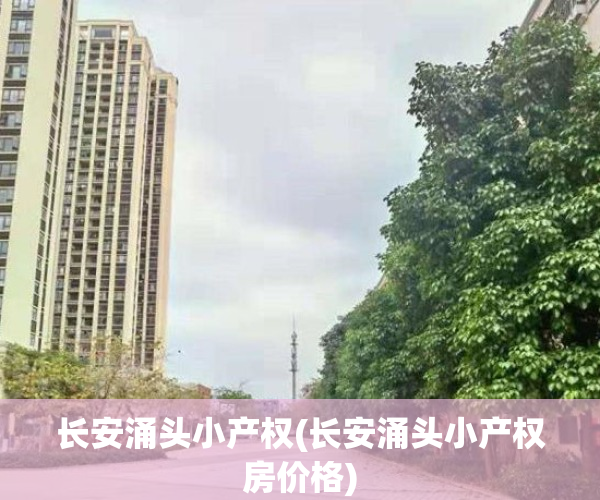 长安涌头小产权(长安涌头小产权房价格)