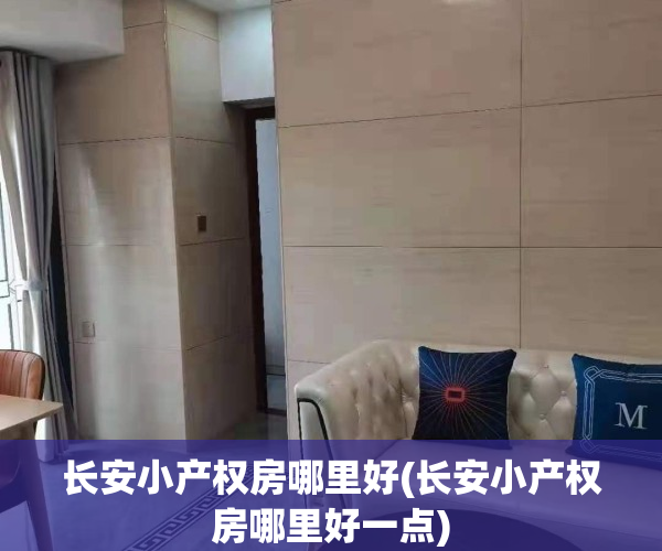 长安小产权房哪里好(长安小产权房哪里好一点)