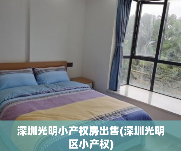 深圳光明小产权房出售(深圳光明区小产权)