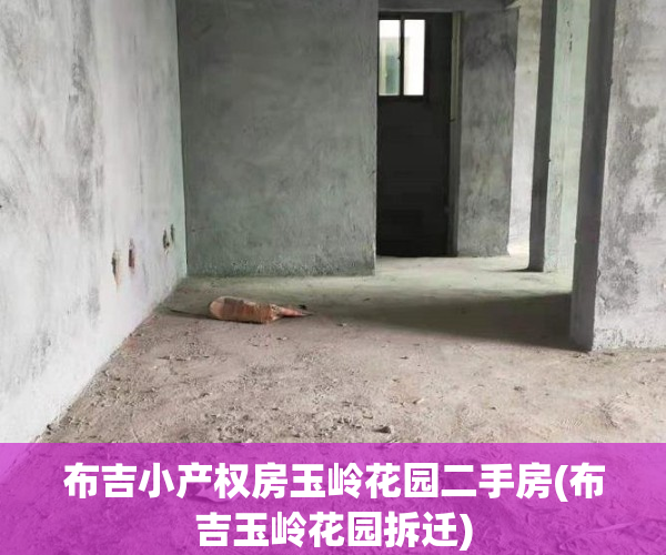 布吉小产权房玉岭花园二手房(布吉玉岭花园拆迁)