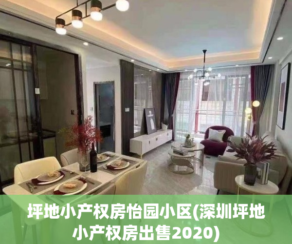 坪地小产权房怡园小区(深圳坪地小产权房出售2020)