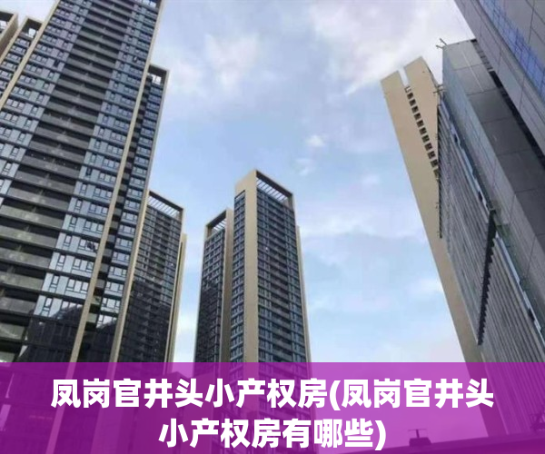 凤岗官井头小产权房(凤岗官井头小产权房有哪些)