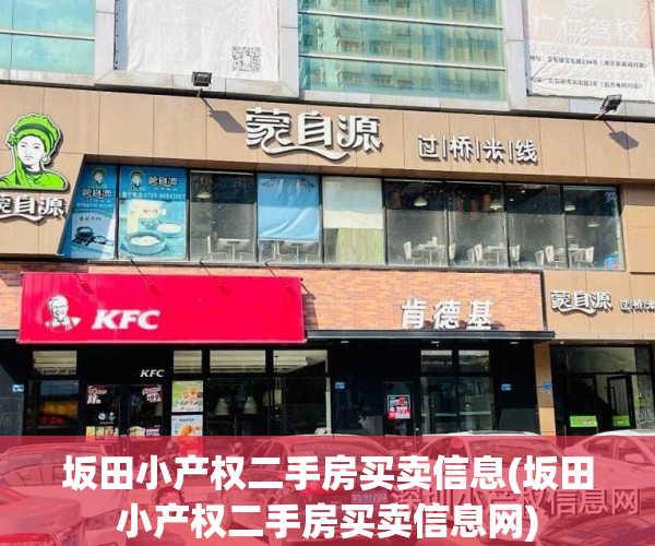 坂田小产权二手房买卖信息(坂田小产权二手房买卖信息网)