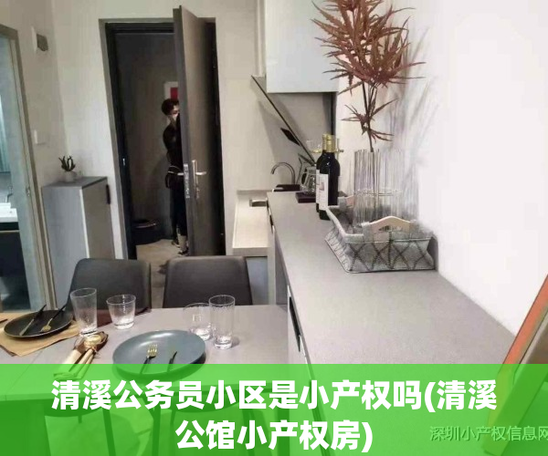 清溪公务员小区是小产权吗(清溪公馆小产权房)