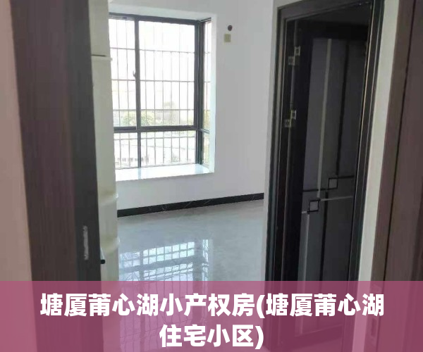 塘厦莆心湖小产权房(塘厦莆心湖住宅小区)