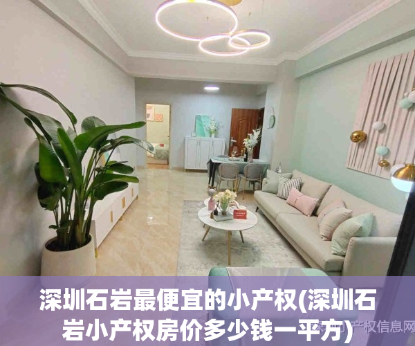 深圳石岩最便宜的小产权(深圳石岩小产权房价多少钱一平方)