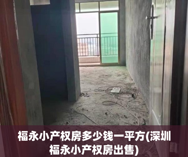 福永小产权房多少钱一平方(深圳福永小产权房出售)