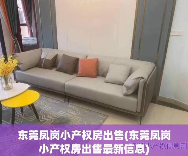 东莞凤岗小产权房出售(东莞凤岗小产权房出售最新信息)