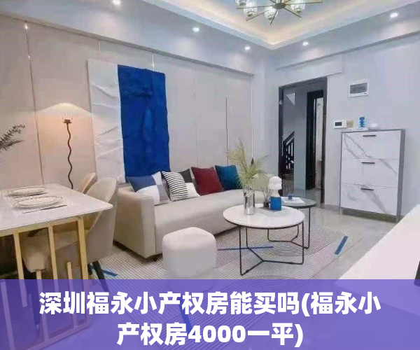 深圳福永小产权房能买吗(福永小产权房4000一平)
