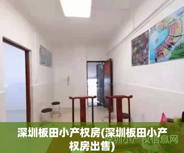 深圳板田小产权房(深圳板田小产权房出售)