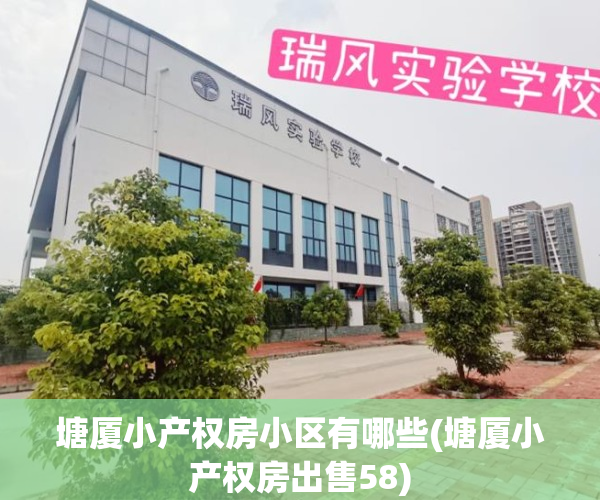 塘厦小产权房小区有哪些(塘厦小产权房出售58)